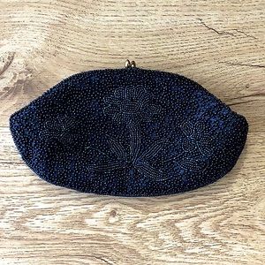 RICHERE made by hand  in Japan, vintage, dark soft blue lining feels like silk